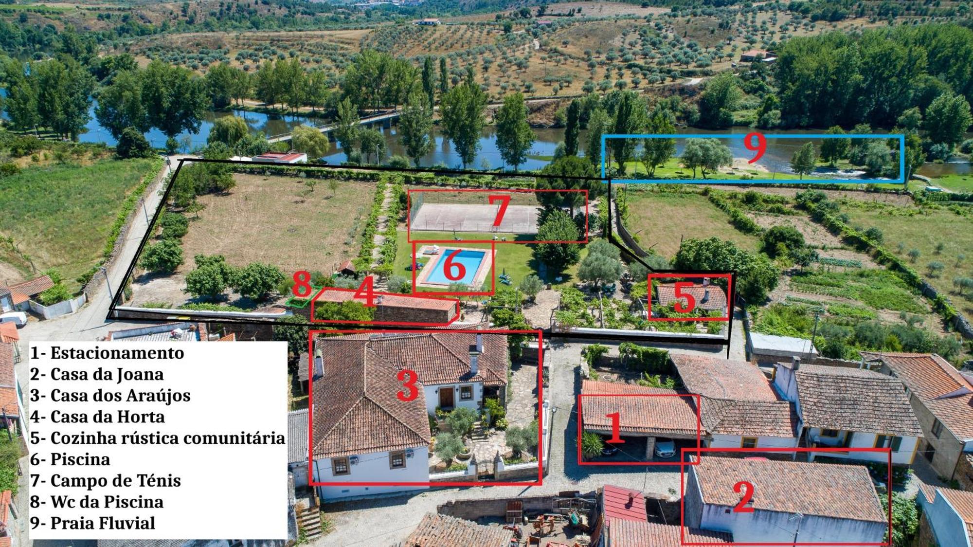Penzion Casa Dos Araujos Frechas Exteriér fotografie